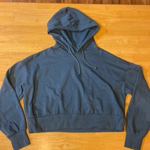 Blue women’s large cropped sweatshirt